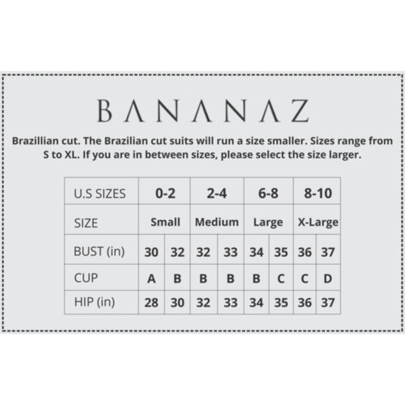 Bananaz Brazil Braided String Blue Bikini Bottom size G/L - Picture 15 of 15